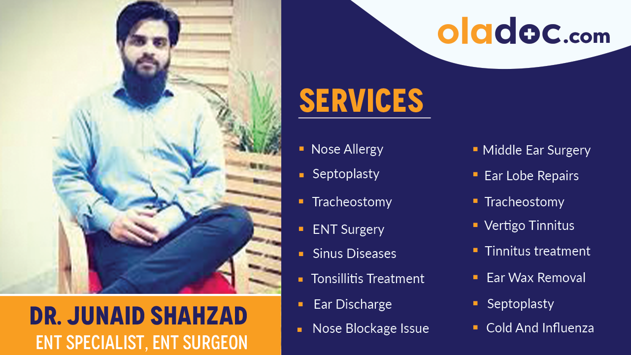 Services provided by  Dr. Junaid Shahzad